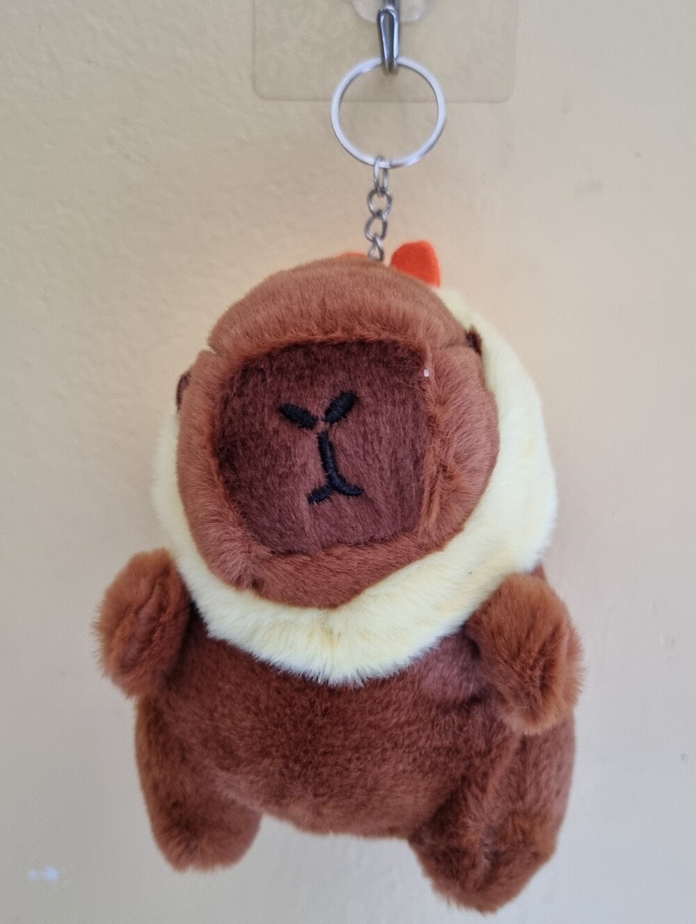 Cute Capybara Kids Bag Keychain Soft Plush Stuffed Toy Plushies Bag Accessories